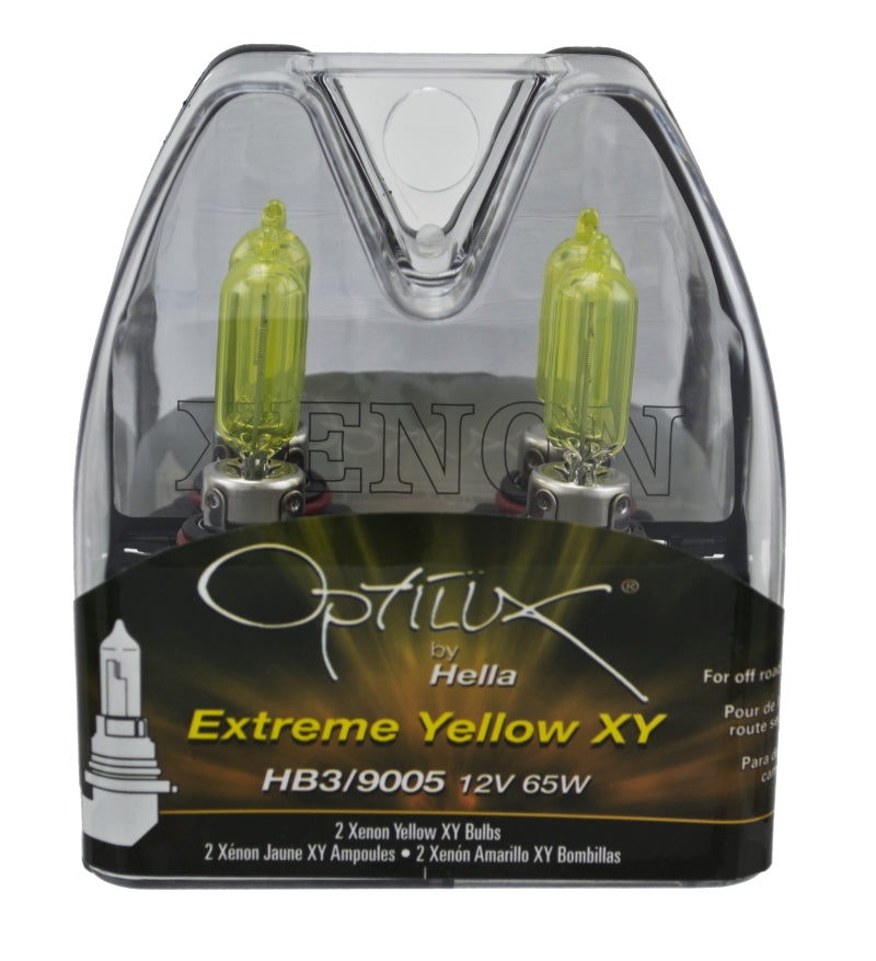 Hella Optilux HB3 9005 12V/65W XY Xenon Yellow Bulb - Racecraft Industries