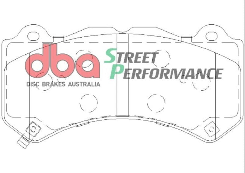 DBA 07-22 Nissan GT-R R35 Front Street Performance Brake Pad Kit - Racecraft Industries