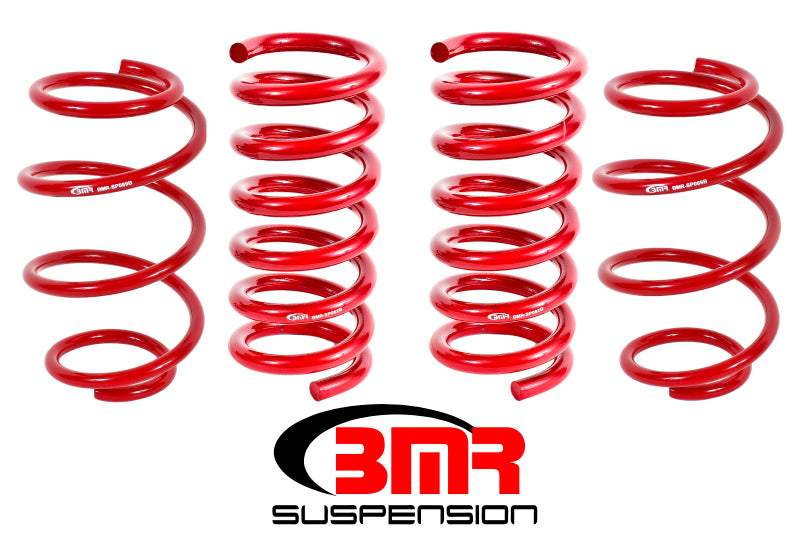 BMR 15-17 S550 Mustang Performance Version Lowering Springs (Set Of 4) - Red - Racecraft Industries