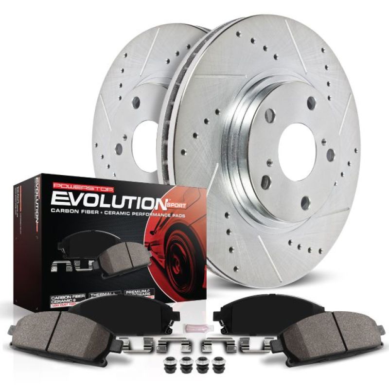 Power Stop 04-09 Cadillac XLR Rear Z23 Evolution Sport Brake Kit - Racecraft Industries