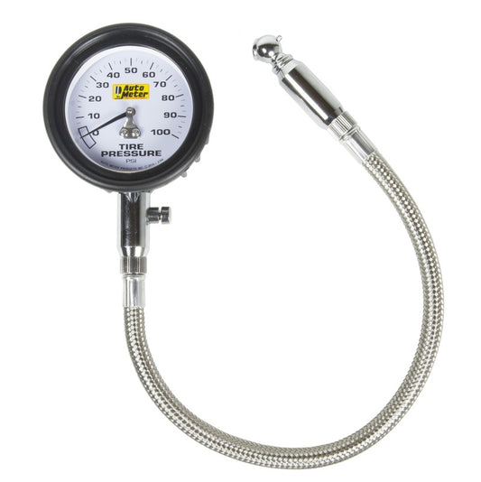 Autometer 100 PSI Tire Pressure Gauge - Racecraft Industries