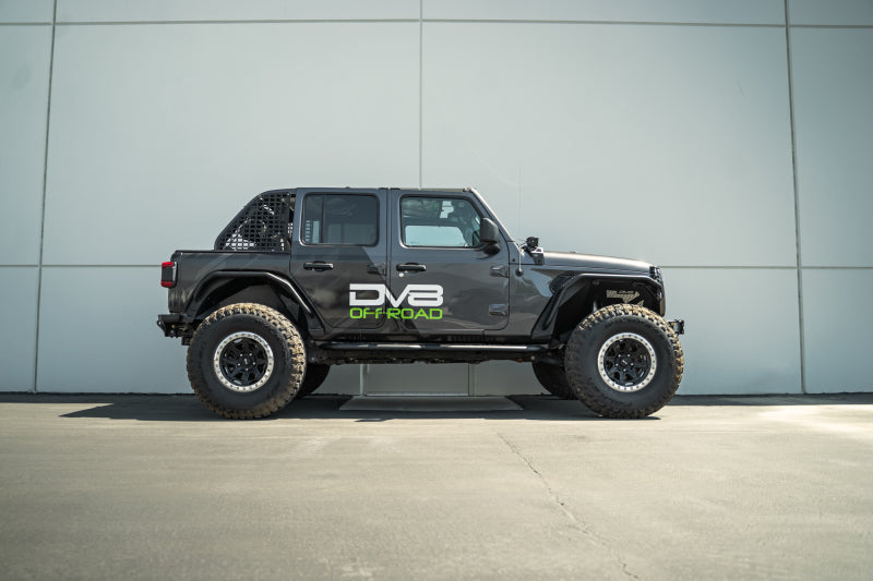 DV8 Offroad 18-23 Jeep Wrangler JL 4 Door Body/Pinch Weld Mounted Step - Racecraft Industries