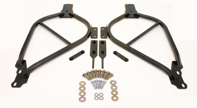 BMR 14-17 Chevy SS Bolt-On Subframe Connectors - Black Hammertone - Racecraft Industries