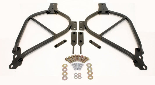 BMR 14-17 Chevy SS Bolt-On Subframe Connectors - Black Hammertone - Racecraft Industries