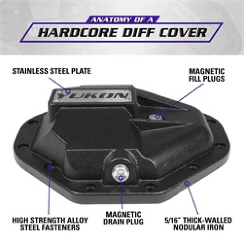 Yukon Gear Hardcore Nodular Iron Cover for Chrysler 9.25in Rear Differential - Racecraft Industries