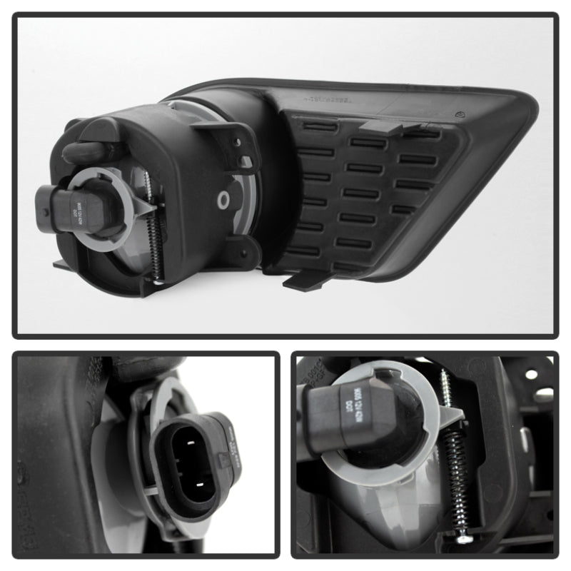 Spyder Dodge Charger 2011-2014 OEM Style Fog Lights W/Switch- Smoke FL-DCH2011-SM - Racecraft Industries