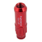 NRG 700 Series M12 X 1.25 Steel Lug Nut w/Dust Cap Cover Set 21 Pc w/Locks & Lock Socket - Red - Racecraft Industries