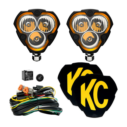 KC HiLiTES FLEX ERA 3 - 2-Light Master Kit - Racecraft Industries