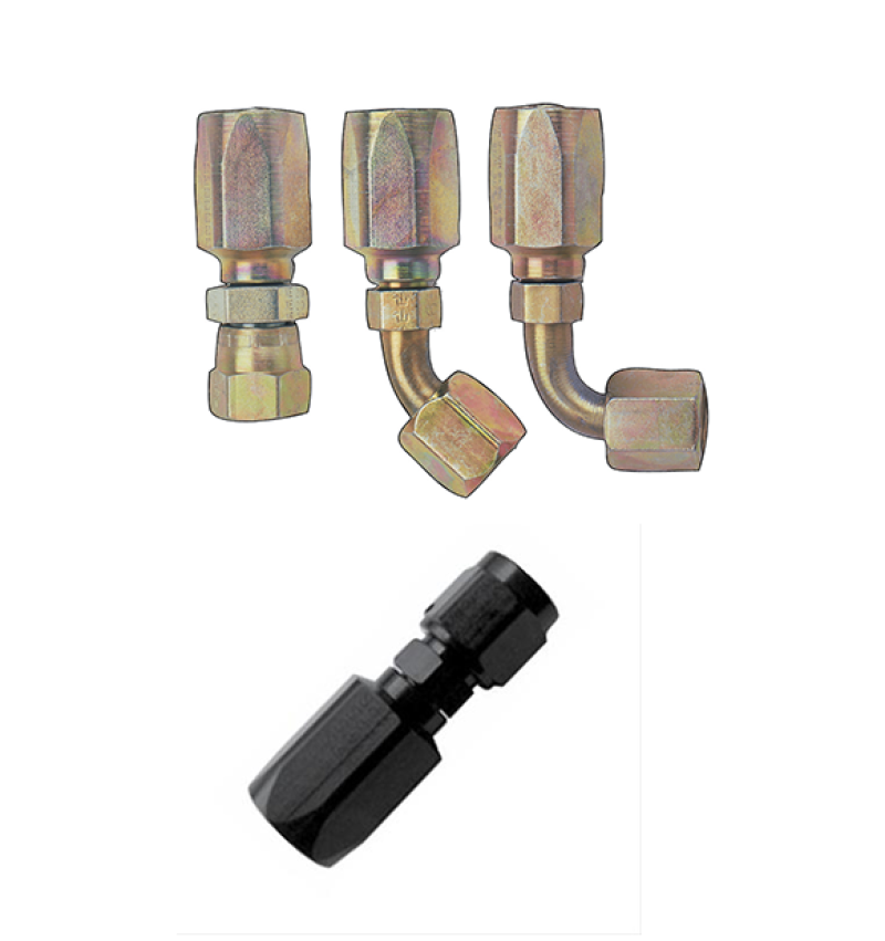 Fragola -6AN x 45 Degree Hose End - Power Steering - Racecraft Industries