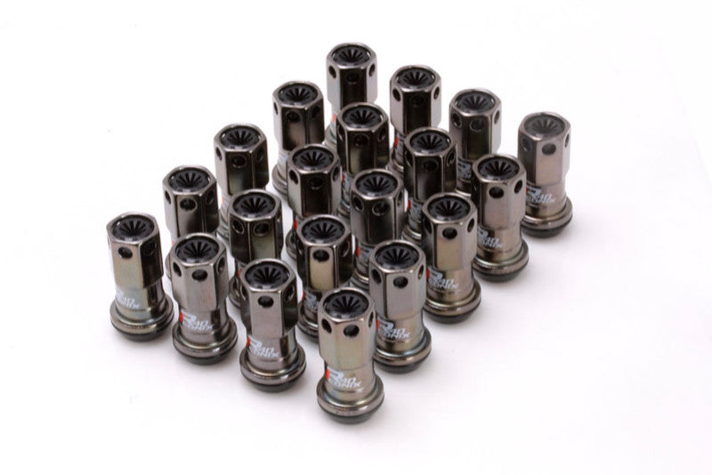 Project Kics 12X1.25 R40 Iconix Classical Lug Nuts w/ Black Plastic Cap - 20 - No Locks - Racecraft Industries