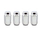 McGard Hex Lug Nut (Cone Seat) M14X1.5 / 22mm Hex / 1.635in. Length (4-Pack) - Chrome - Racecraft Industries
