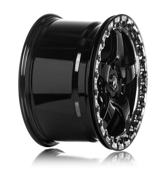 Forgestar D5 Beadlock 18x12 / 5x120.65 BP / ET56 / 8.8in BS Gloss Black Wheel - Racecraft Industries