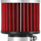 K&N 1.5in Flange ID x 3in OD x 2.5in H Chrome Finish Rubber Base Crankcase Vent Filter - Racecraft Industries