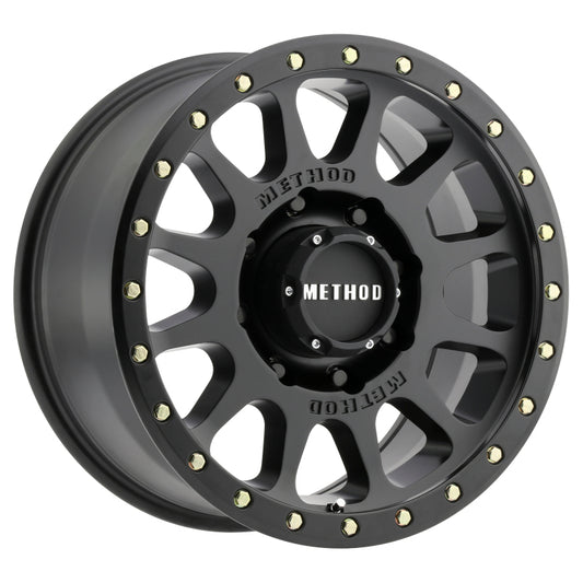 Method MR305 NV HD 17x8.5 0mm Offset 8x6.5 130.81mm CB Matte Black Wheel - Racecraft Industries