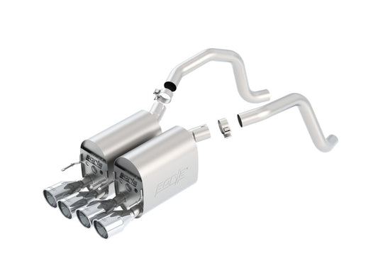 Borla 05-08 Corvette Coupe/Conv 6.0L/6.2L 8cyl 6spd RWD Touring SS Exhaust (rear section only) - Racecraft Industries