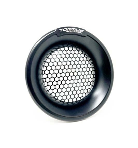 Torque Solution Billet Turbo Velocity Stack Shield For 4in Inlet - Black - Racecraft Industries