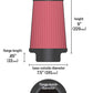 Airaid Universal Air Filter - Cone 6 x 7 1/4 x 5 x 9 - Racecraft Industries