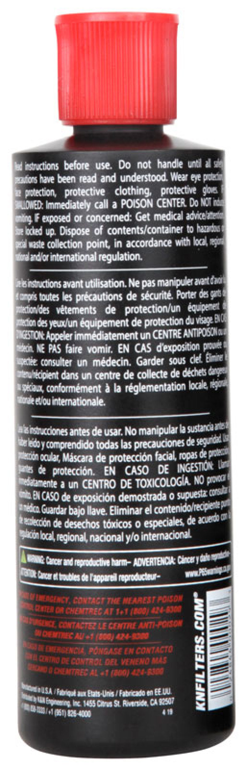 K&N 8 oz. Squeeze Air Filter Oil - Racecraft Industries