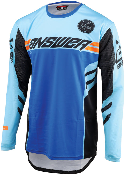 Answer 25 Arkon Nitrus Jersey Blue/Black/Hyper Orange - Medium - Racecraft Industries