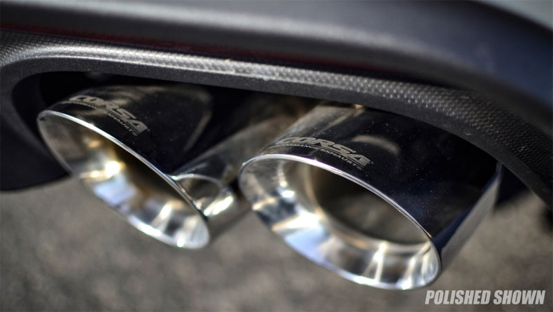 Corsa 2018-2023 Ford Mustang GT Fastback 5.0L 3in Sport Axle-Back Exhaust w/ 4in Gunmetal Tips - Racecraft Industries