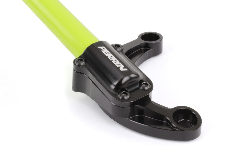 Perrin 02-07 Subaru Impreza (WRX/STi/RS/2.5i) / 04-08 Forester Front Strut Brace - Neon Yellow - Racecraft Industries