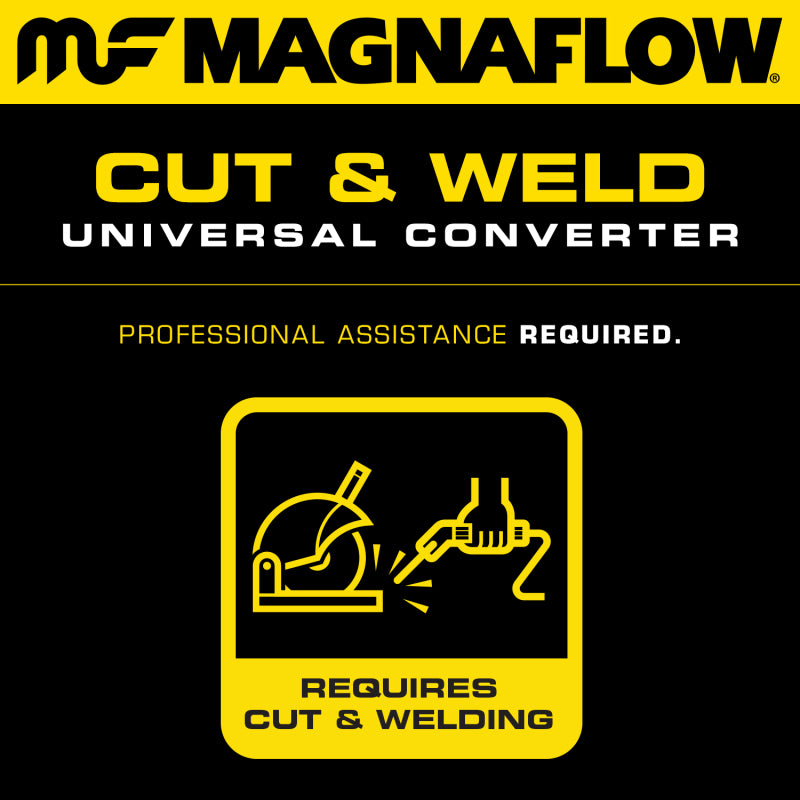 MagnaFlow Conv Univ 3 Single O2 Boss - Racecraft Industries