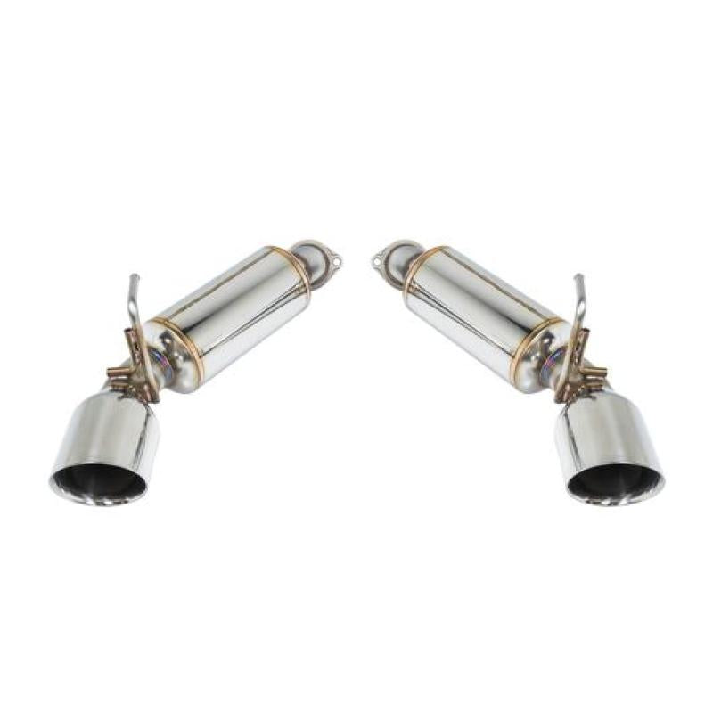 Remark 09-19 Nissan 370z Axle Back Exhaust w/Stainless Double Wall Tip - Racecraft Industries