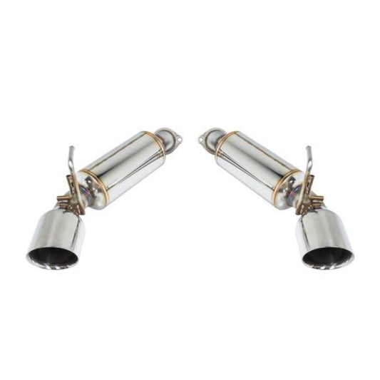 Remark 09-19 Nissan 370z Axle Back Exhaust w/Stainless Double Wall Tip - Racecraft Industries