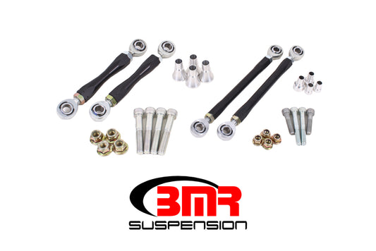 BMR 08-17 Challenger Front and Rear Sway Bar End Link Kit - Black - Racecraft Industries