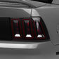Raxiom 99-04 Ford Mustang Excluding 99-01 Cobra Icon LED Tail Lights- Black Housing (Smoked Lens) - Racecraft Industries