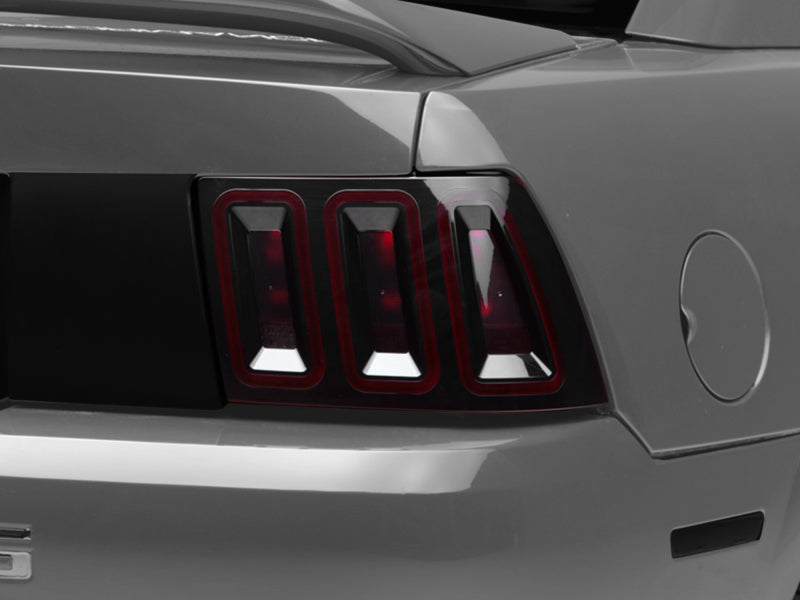 Raxiom 99-04 Ford Mustang Excluding 99-01 Cobra Icon LED Tail Lights- Black Housing (Smoked Lens) - Racecraft Industries