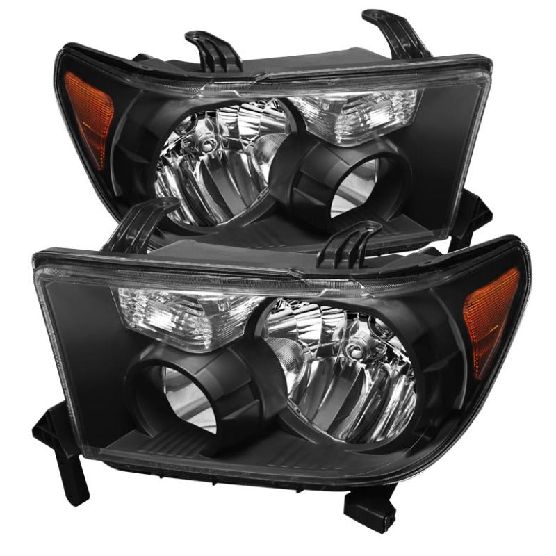 Xtune Toyota Tundra 07-13 / Toyota Sequoia 08-13 OEM Style Headlights Black HD-JH-TTU07-AM-BK - Racecraft Industries