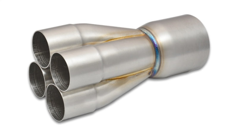 Vibrant 4-1 SS Merge Collectors (2in Inlet Slipover ID 3in Merge Outlet OD) - Sold Individually - Racecraft Industries