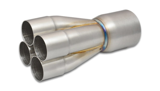 Vibrant 4-1 SS Merge Collectors (2in Inlet Slipover ID 3in Merge Outlet OD) - Sold Individually - Racecraft Industries