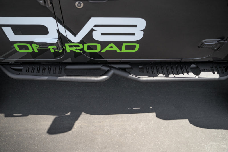 DV8 Offroad 18-23 Jeep Wrangler JL 4 Door Body/Pinch Weld Mounted Step - Racecraft Industries