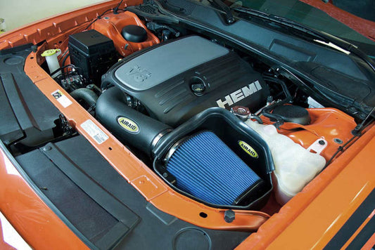 Airaid 11-14 Dodge Charger/Challenger MXP Intake System w/ Tube (Dry / Blue Media) - Racecraft Industries