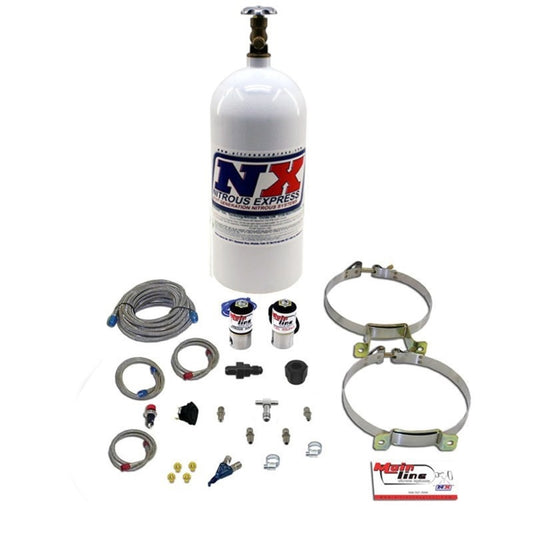 Nitrous Express Mainline EFI Single Nozzle Nitrous Kit w/10lb Bottle - Racecraft Industries