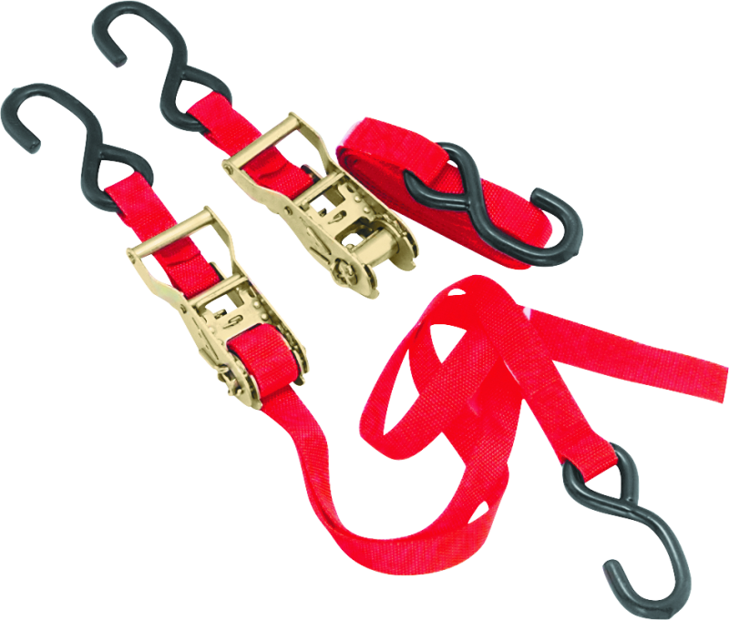 BikeMaster Tiedown 1in Rachet - Red - Racecraft Industries