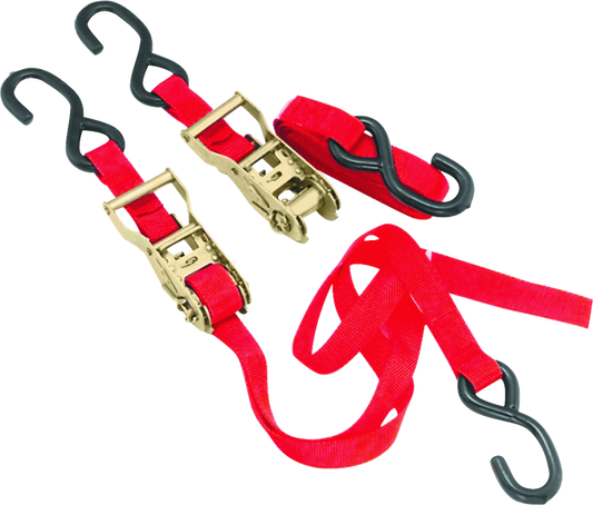 BikeMaster Tiedown 1in Rachet - Red - Racecraft Industries