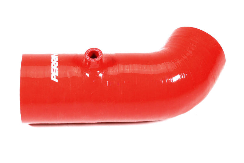 Perrin 22-23 Subaru BRZ/Toyota GR86 Silicone Inlet Hose (3in. ID / SS Wire) - Red - Racecraft Industries