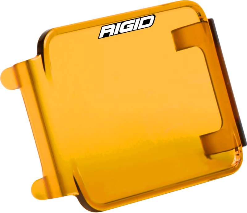 Rigid Industries Protective Polycarbonate Cover - Dually/D2 - Yellow - Racecraft Industries