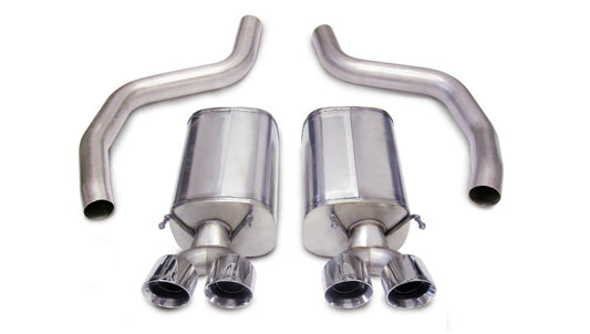 Corsa 2006-2013 Chevrolet Corvette C6 Z06 7.0L V8 Polished Sport Axle-Back Exhaust - Racecraft Industries