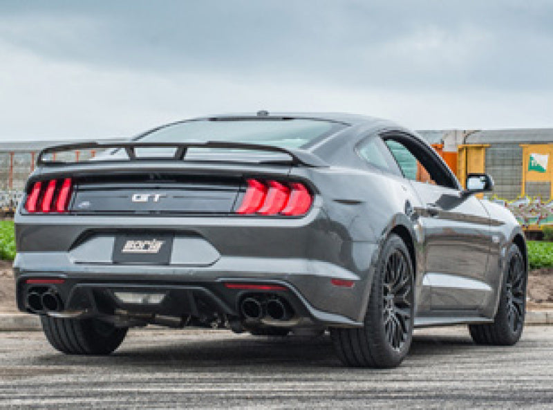 Borla 2018 Ford Mustang GT 5.0L AT/MT 3in ATAK Catback Exhaust Black Chrome Tips w/ Valves - Racecraft Industries