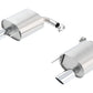 Borla S Type Rear Section 15-17 Ford Mustang 2.3L EcoBoost MT/AT 2.25in pipe 4in tip - Racecraft Industries
