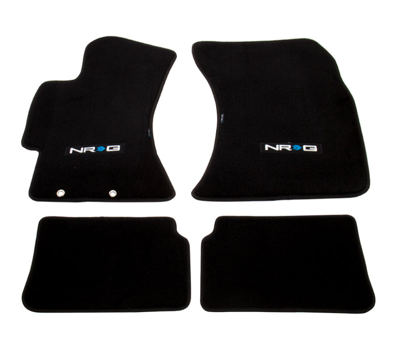 NRG Floor Mats - 2009-2011 Subaru Impreza WRX/STi (NRG Logo) - 4pc. - Racecraft Industries