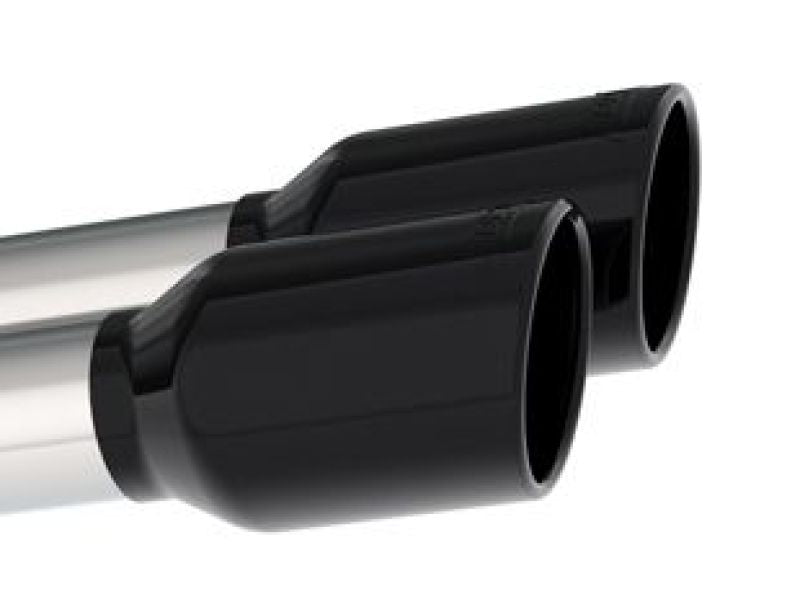 Borla 2020 Chevrolet Corvette C8 6.2 ATAK 3in Exhaust System Dual Round Rolled A/C Black Chrome Tips - Racecraft Industries