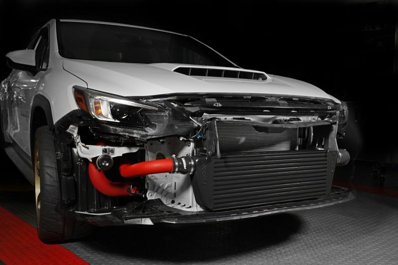 Perrin 22-23 Subaru WRX Front Mount Intercooler Kit (Red Tubes & Black Core) - Racecraft Industries