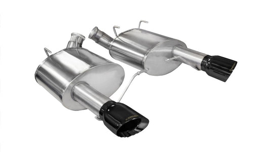 Corsa 2011-2014 Ford Mustang GT/Boss 302 5.0L V8 Black Xtreme Axle-Back Exhaust - Racecraft Industries