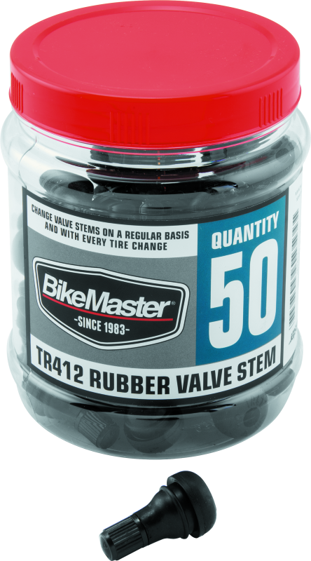 BikeMaster Valve Stem TR412 Rubber Tub/51 - Racecraft Industries