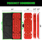 Rhino USA Recovery Traction Boards - Red (Pair) - Racecraft Industries